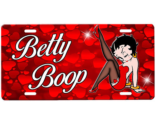 Betty Boop License Plate