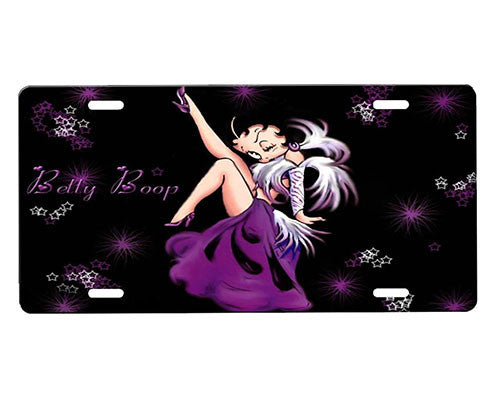 Betty Boop License Plate