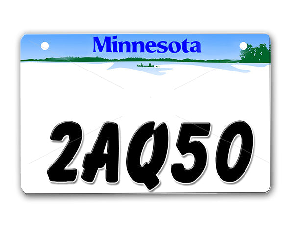 ATV License Plate