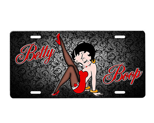 Betty Boop License Plate