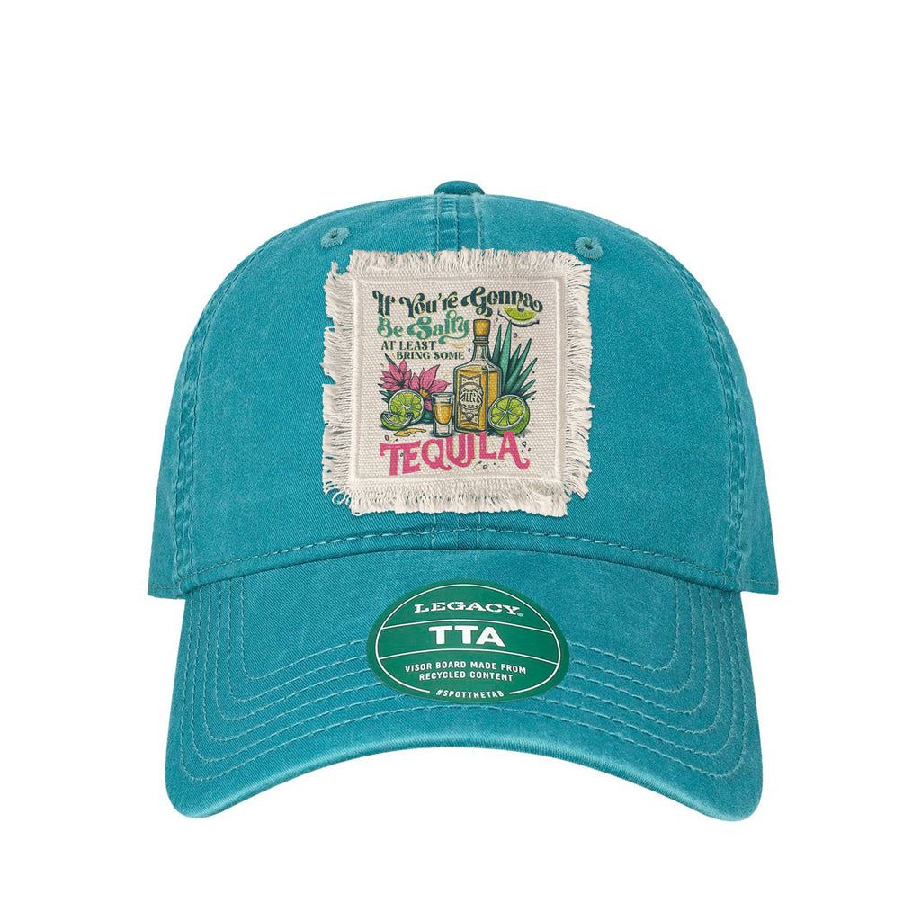 vacation hat tequila salty funny summer hat for travel vacation tequila lovers Florida vacation Mexico vacation hat