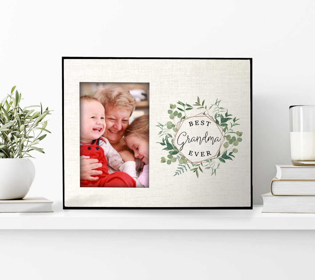 Best Grandma Ever picture frame - Mother's Day photo frame - Frame gift for Grandma