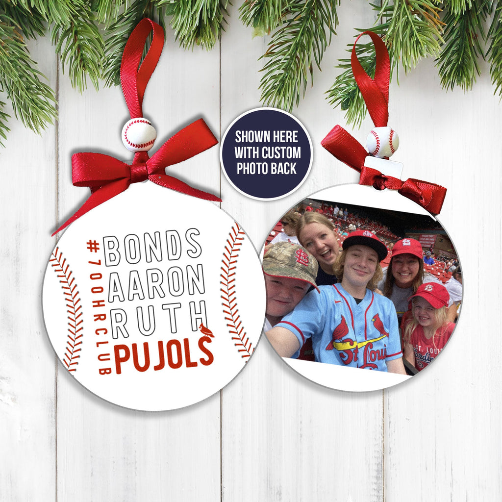 Albert Pujols 700 club homerun ornament bonds aaron ruth pujols #700hrclub custom original ornament